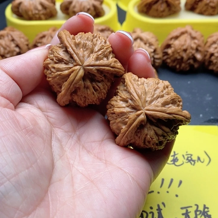 文玩核桃把件41尺拼接工艺品白奔