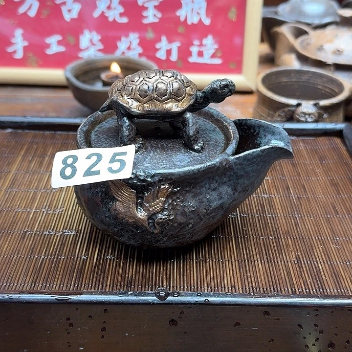 纯手工制作粗陶茶具