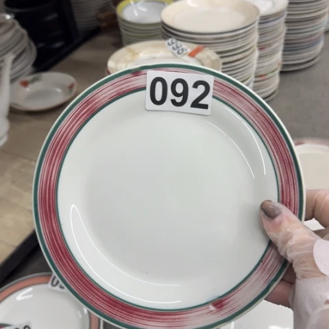 泥塑磁州窑出口尾货盘一个