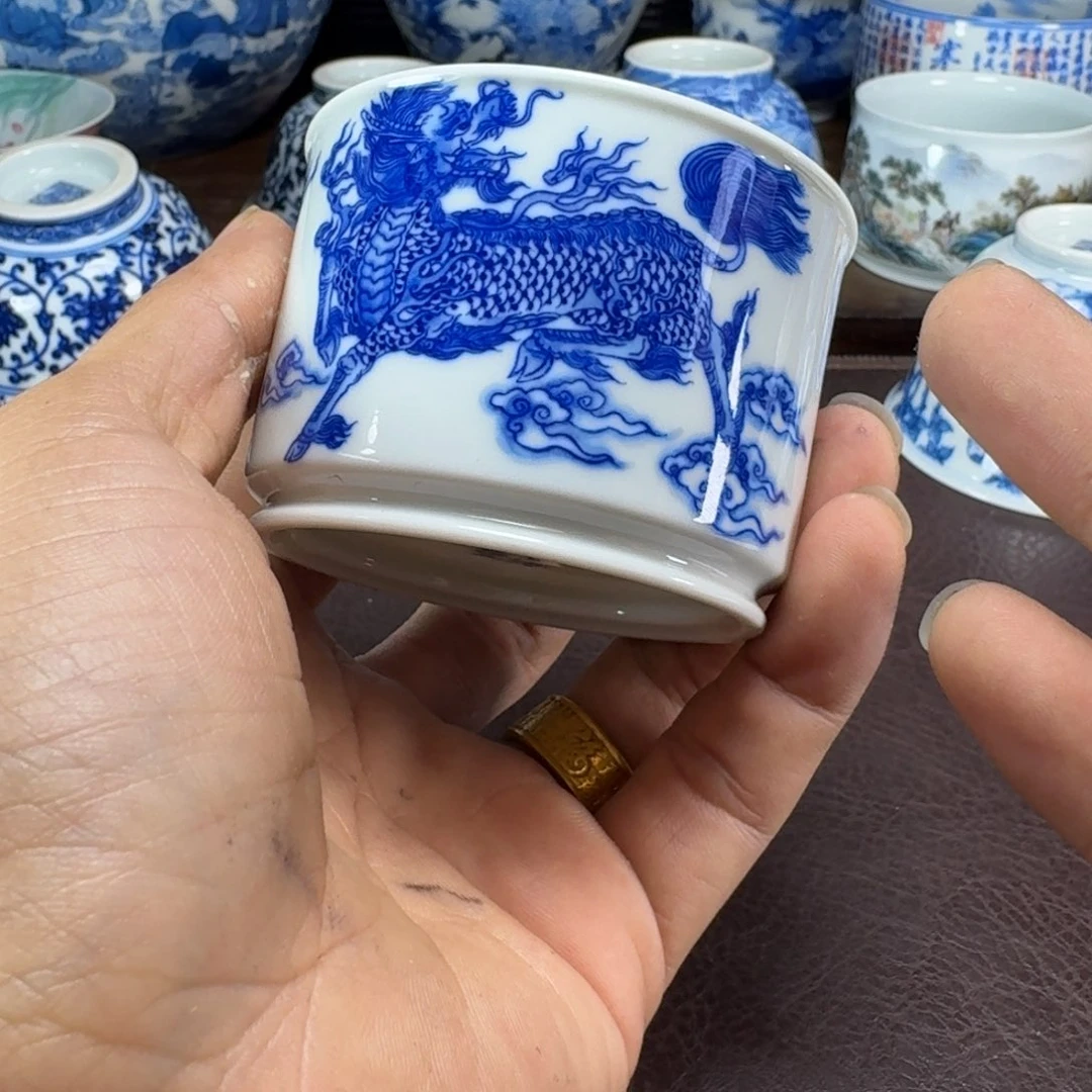 锦****瓷片当代景德镇陶瓷手绘茶具