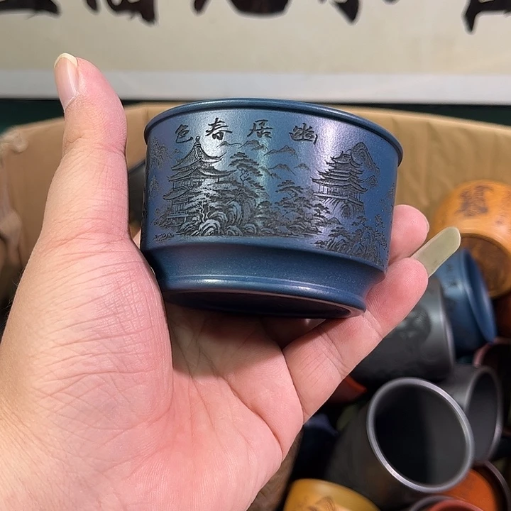 茶杯紫砂全手工紫砂主人杯