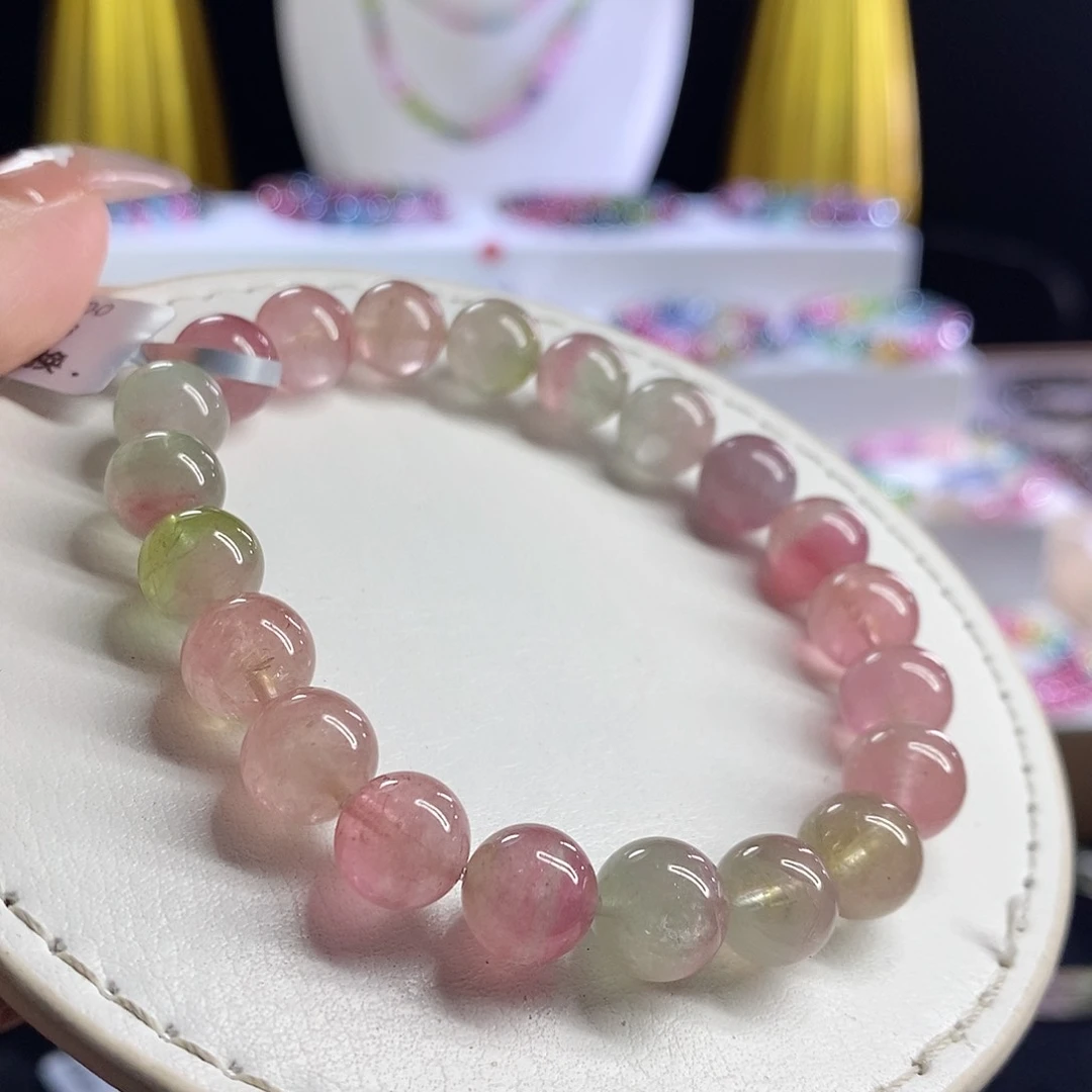 未镶嵌手链碧玺西瓜