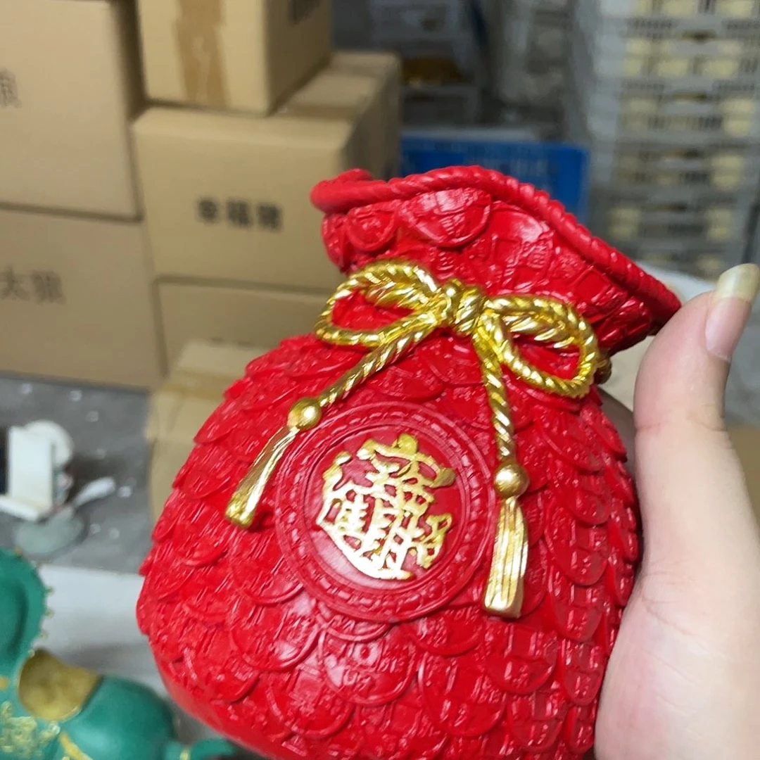 树脂红色福袋1111111