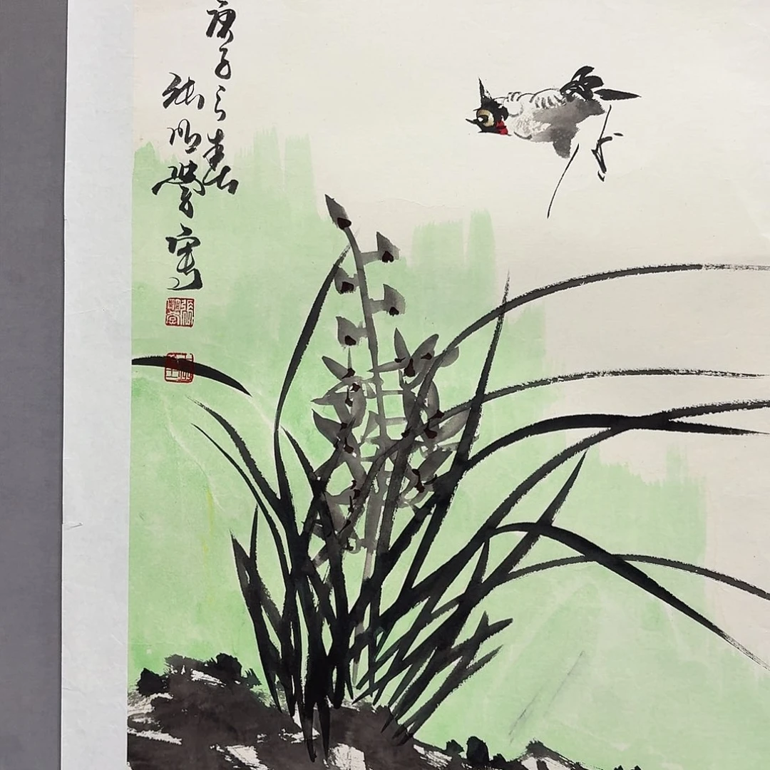 国画亲笔手绘放心去藏