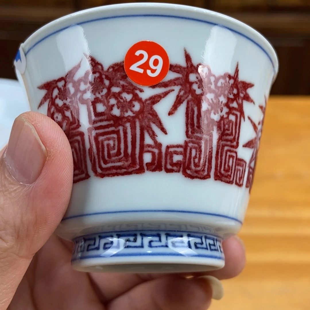手绘茶具现代品非古董