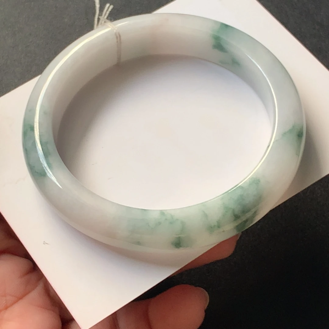 w***泡翡翠未镶嵌手镯54.9-11.8-8.5