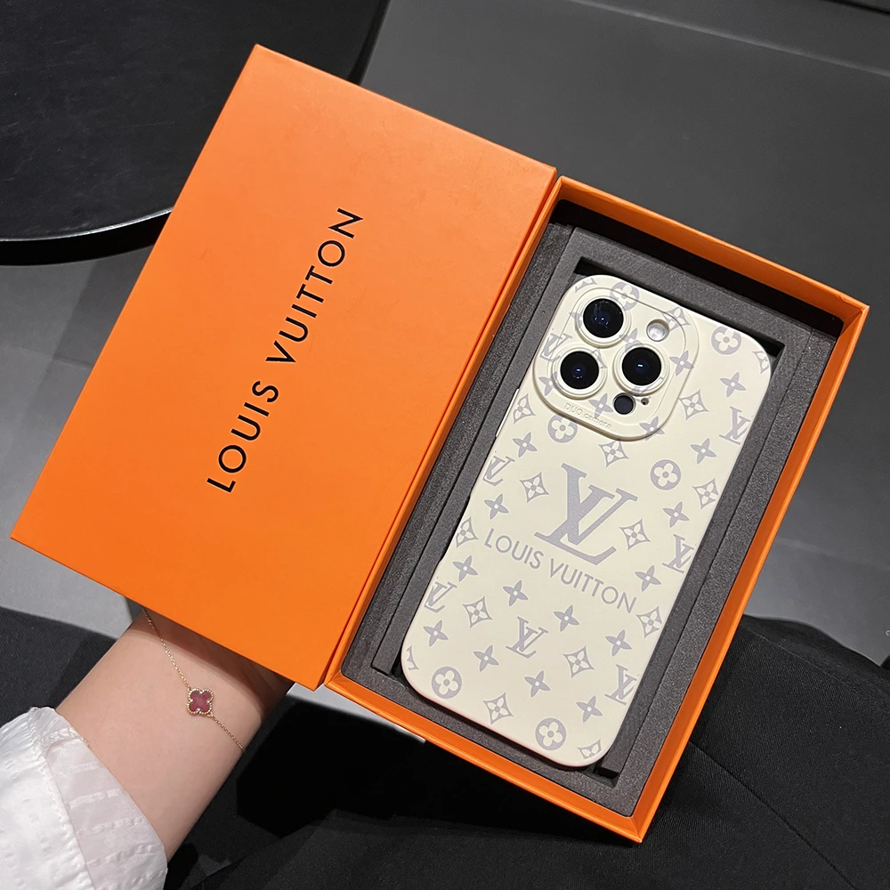 适用液态硅胶iphone16promax手机壳13全包14潮牌12老花手机壳高级