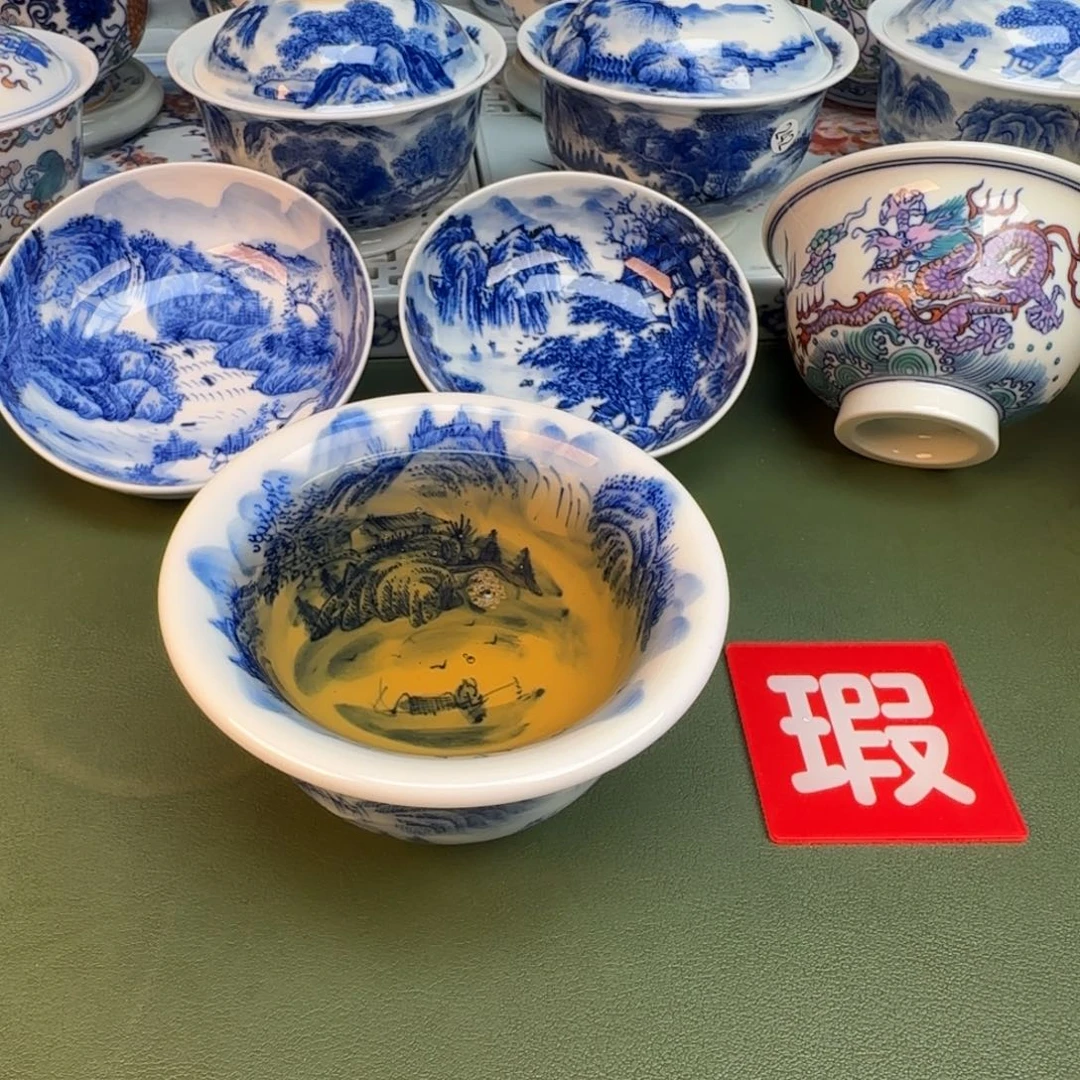 纯手工纯手绘茶具茶具石头344