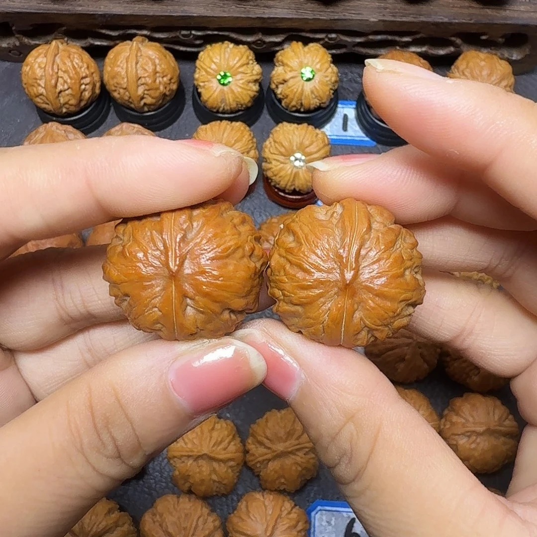 把件文玩核桃29尺矮桩磨盘003