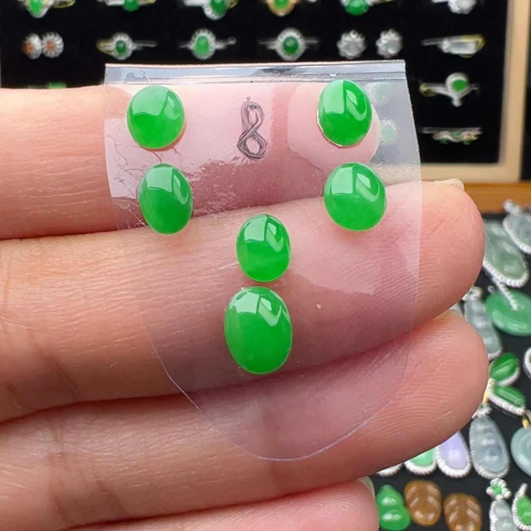 翡翠未镶嵌颈饰蛋5.8