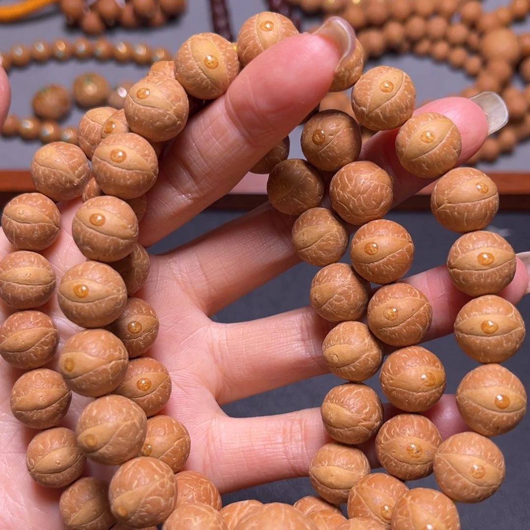 吊坠凤眼菩提13mm2025精品玉华皮慈悲眼手串