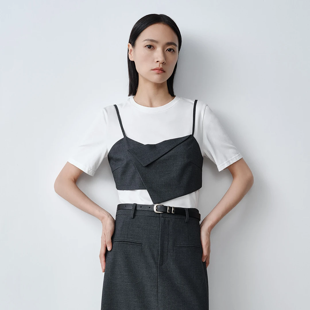 【迪】两件套气质百搭洋气时尚T恤2025年秋季专柜撤柜女装七号铺