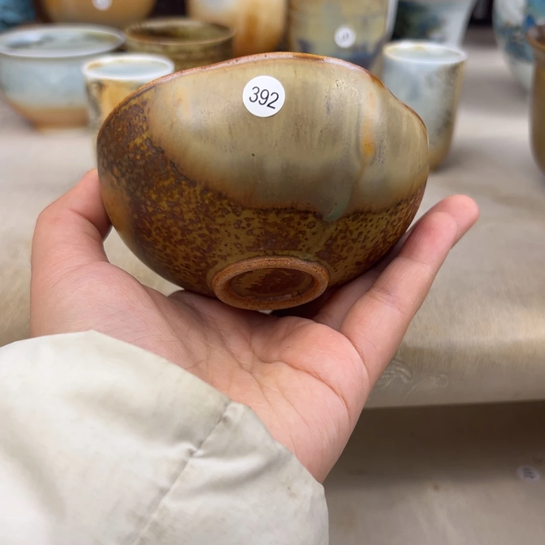 杯纯手工柴烧主人杯