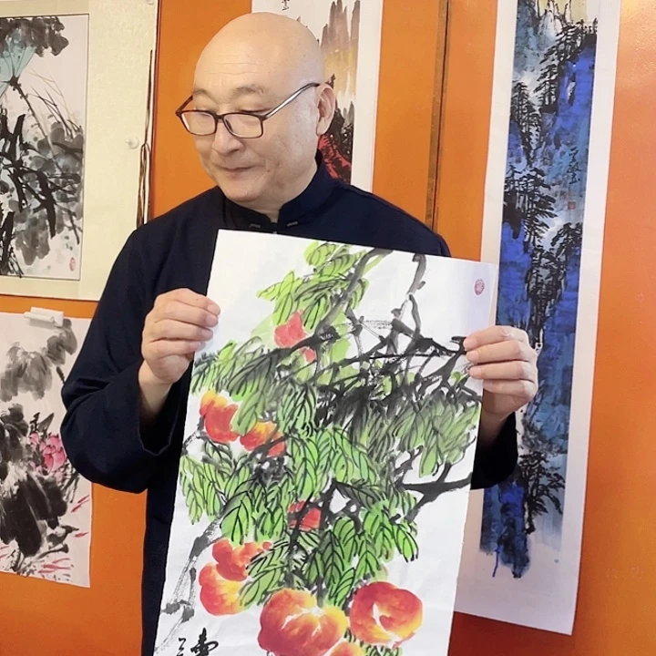 国画张圣敏先生纯手绘作品