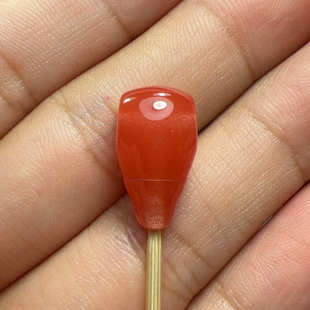 未镶嵌三通南红玛瑙