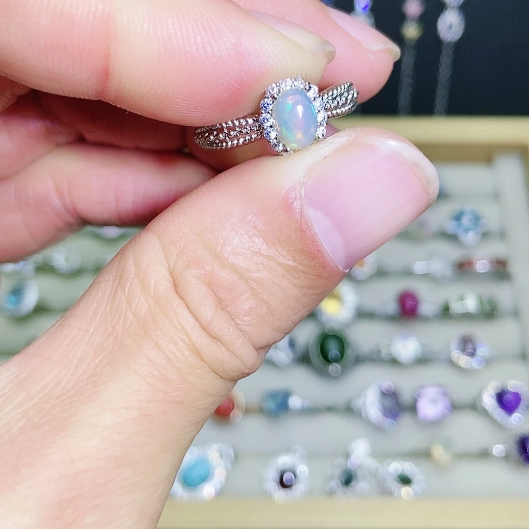 【闪购商品】未镶嵌欧泊戒指