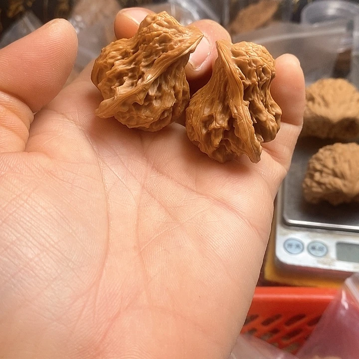 桃核把件盘山小鸟