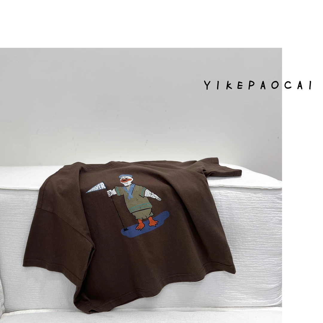 一颗泡菜「童装」9956《夏》海军指挥鸭棉T