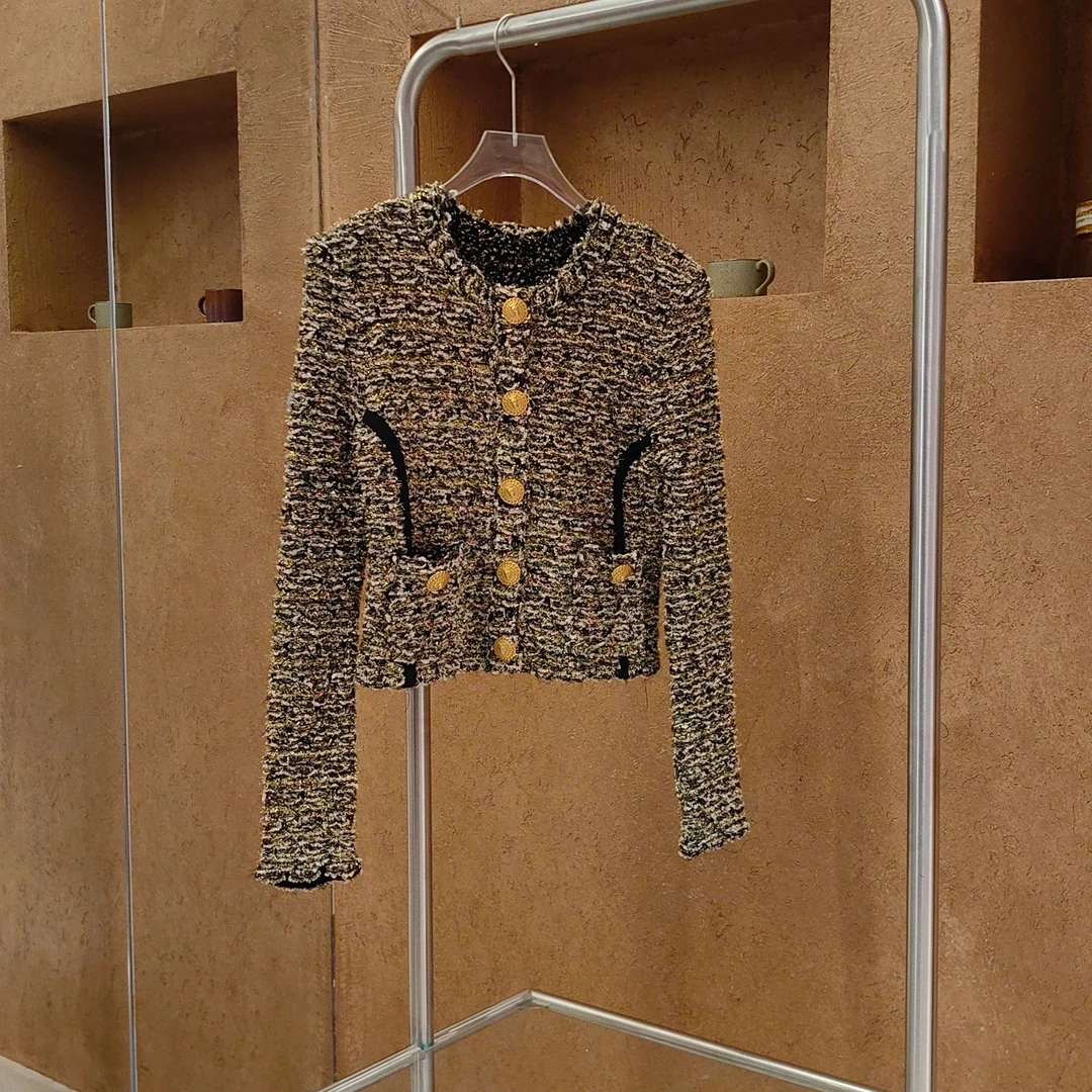 GUIDI GUDI【金爆】气质小香风休闲百搭长袖外套