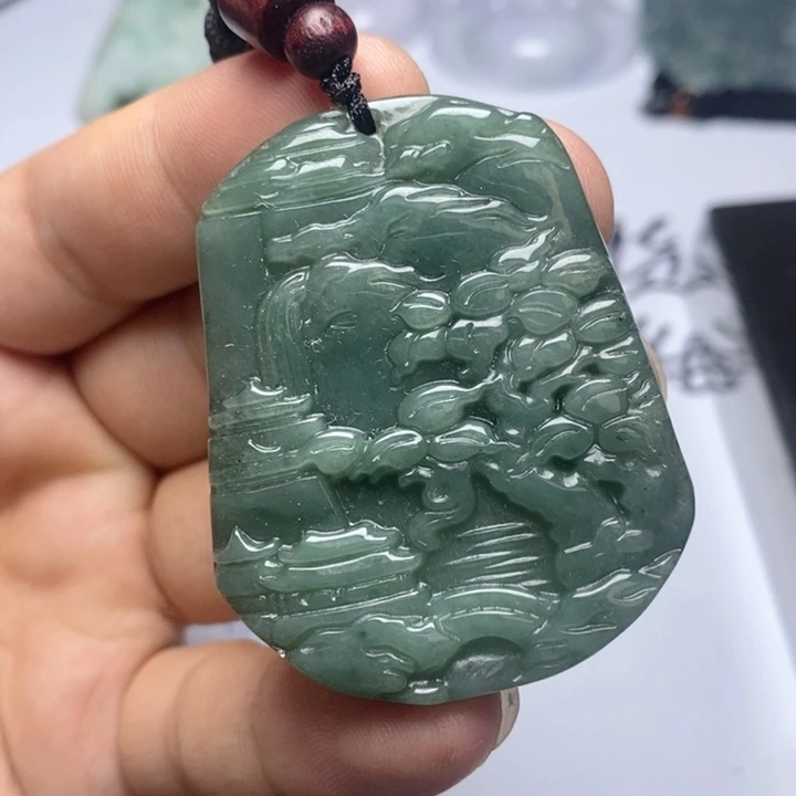 颈饰未镶嵌翡翠翡翠