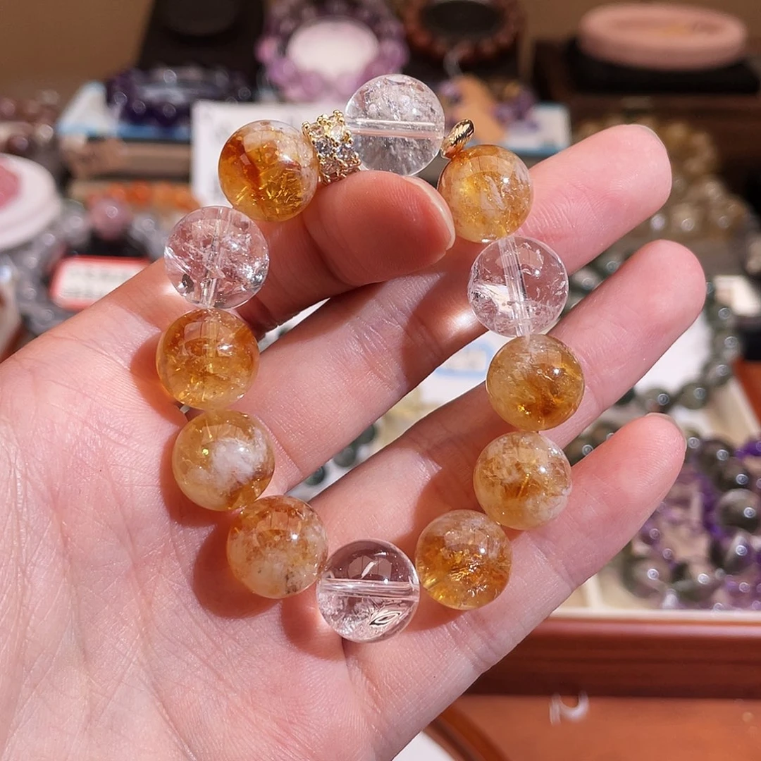 未镶嵌手链水晶阿赛设计款小手围13.8m