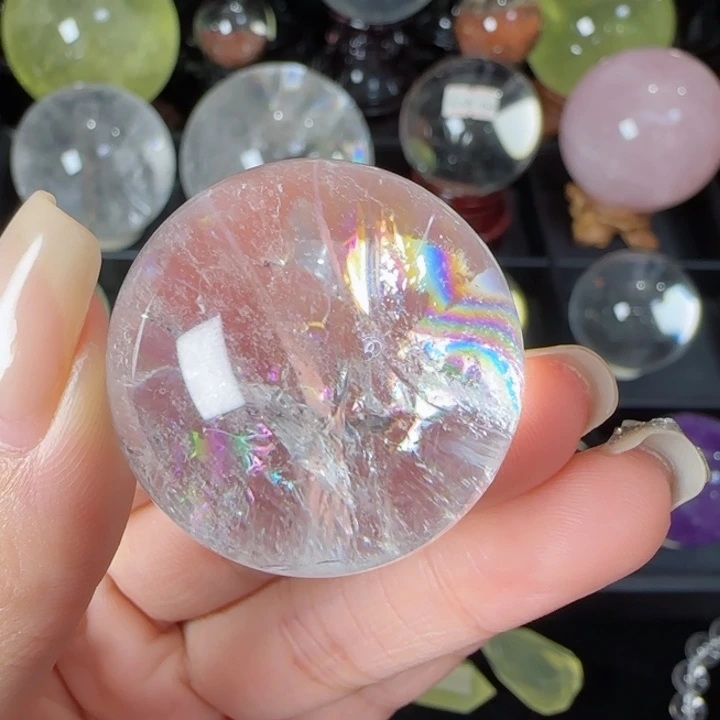 水晶天然水晶球J33未镶嵌天然