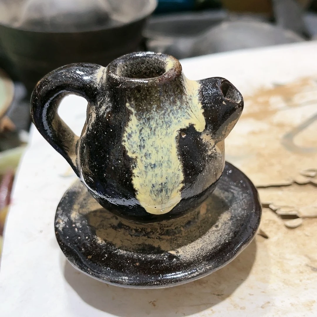 瓦当摆件摆件茶桌茶台陶瓷