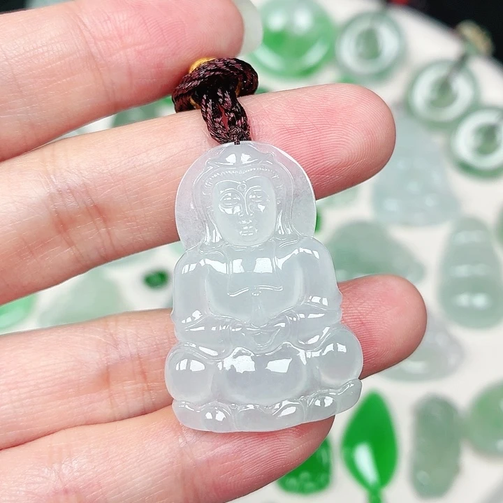 翡翠未镶嵌颈饰缅甸天然A货翡翠