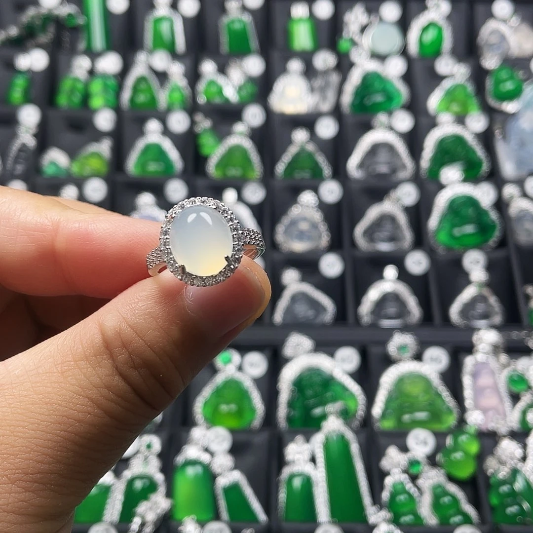 合金戒指玛瑙/玉髓