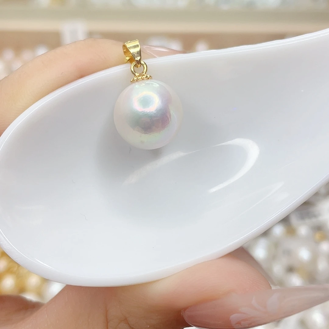 淡水珍珠未镶嵌吊坠(赠链)