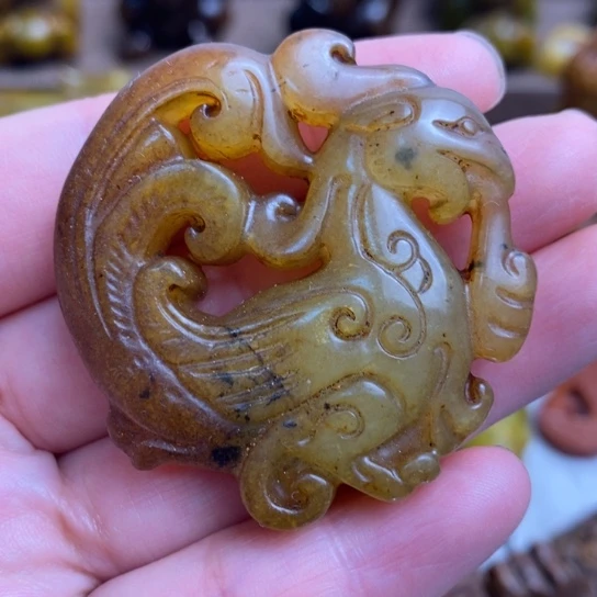 蛇纹石玉未镶嵌颈饰112