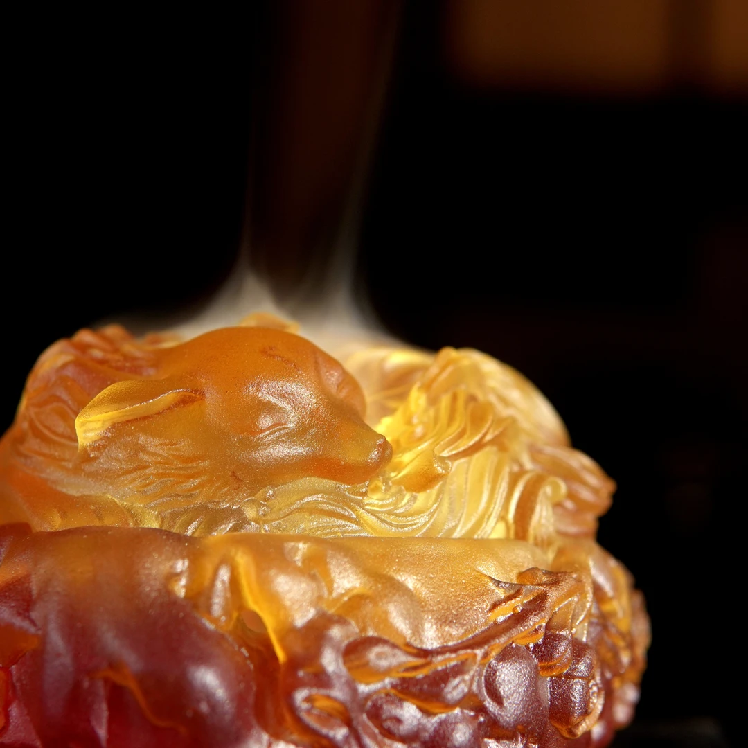 琉璃凤九香炉-不参与积分定制款香炉 居家香炉 非遗好物 618好物