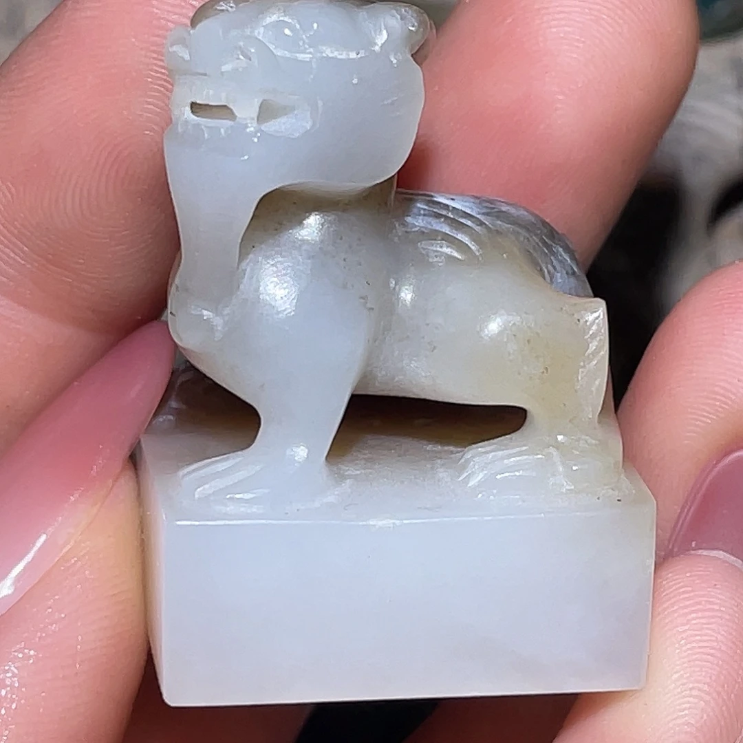 若***愚未镶嵌和田玉（糖玉）挂件