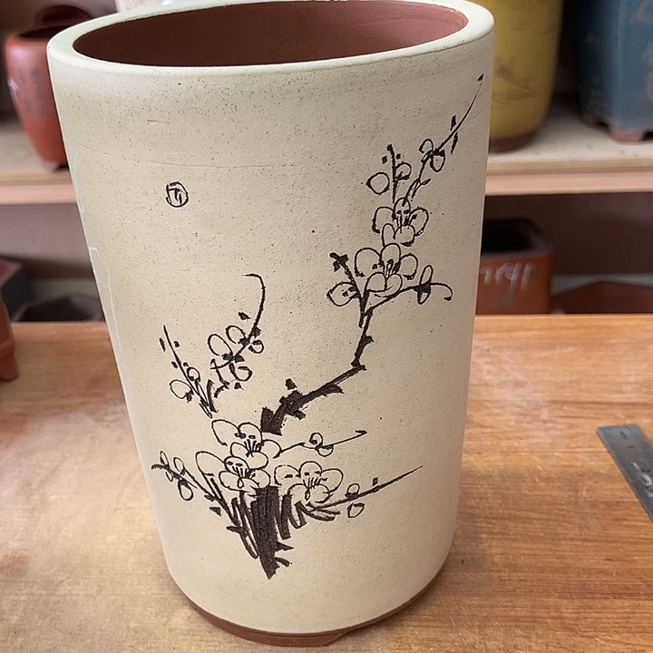 紫砂花盆，透气花盆