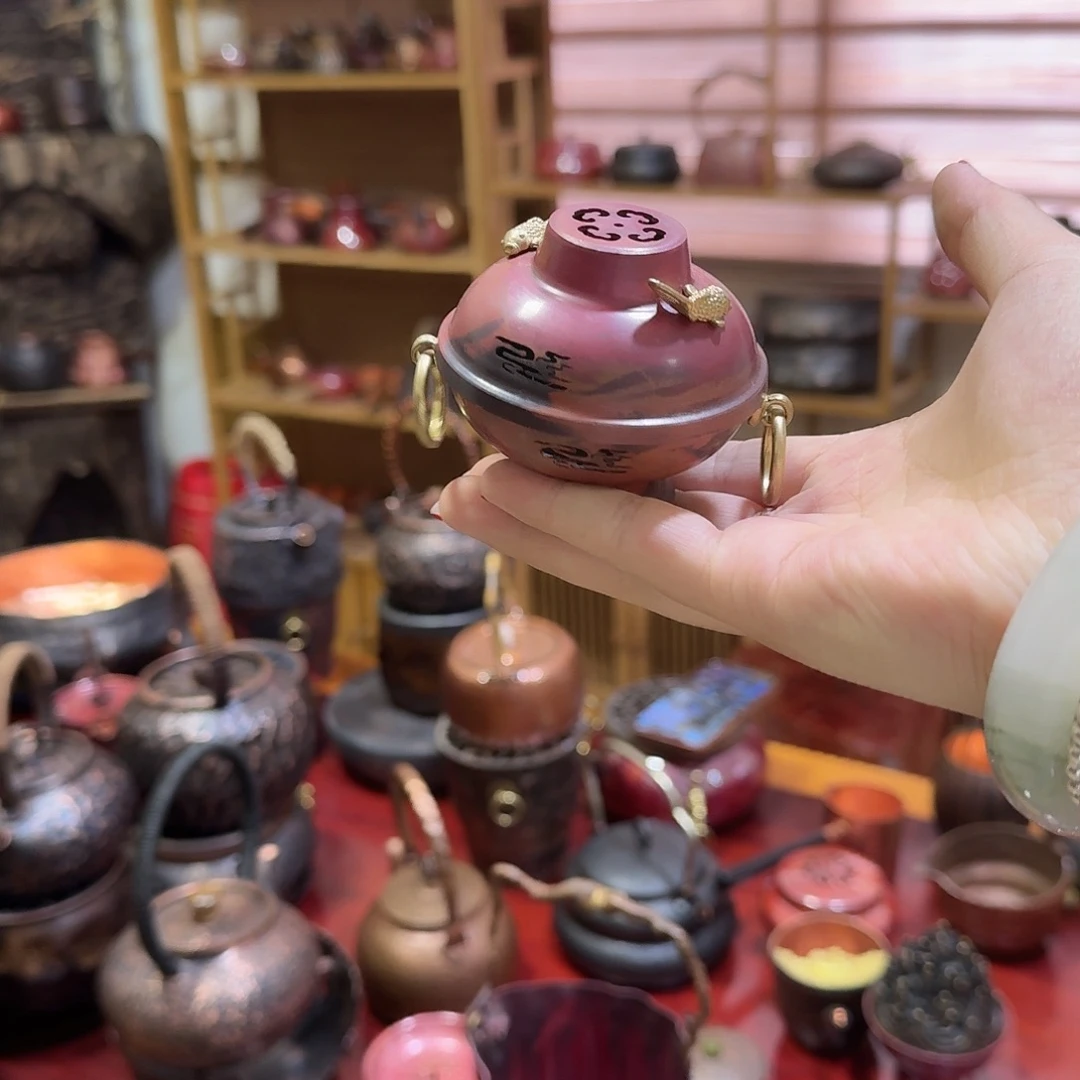 锦****紫铜手工制作摆件一个