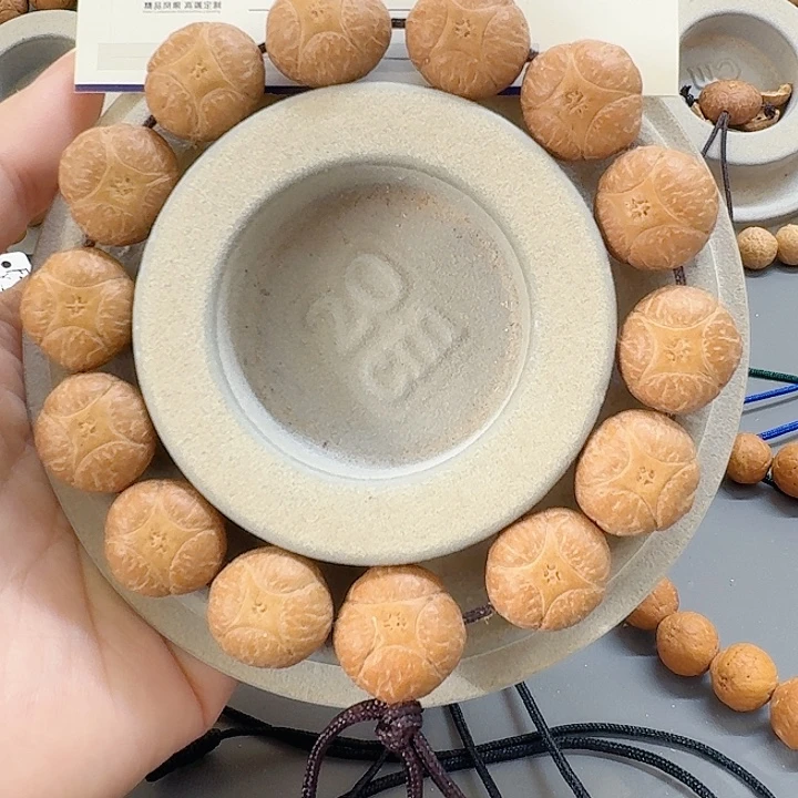 手串凤眼菩提17mm左右麒麟85@9021