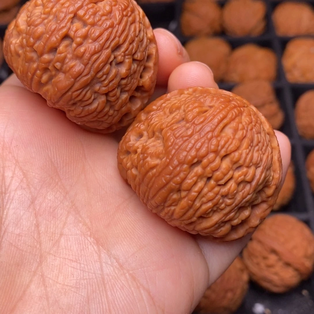 文玩核桃把件秦岭野生核桃