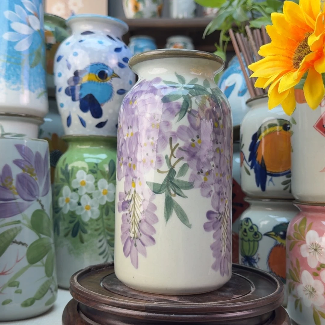 景德镇纯手绘陶瓷花瓶