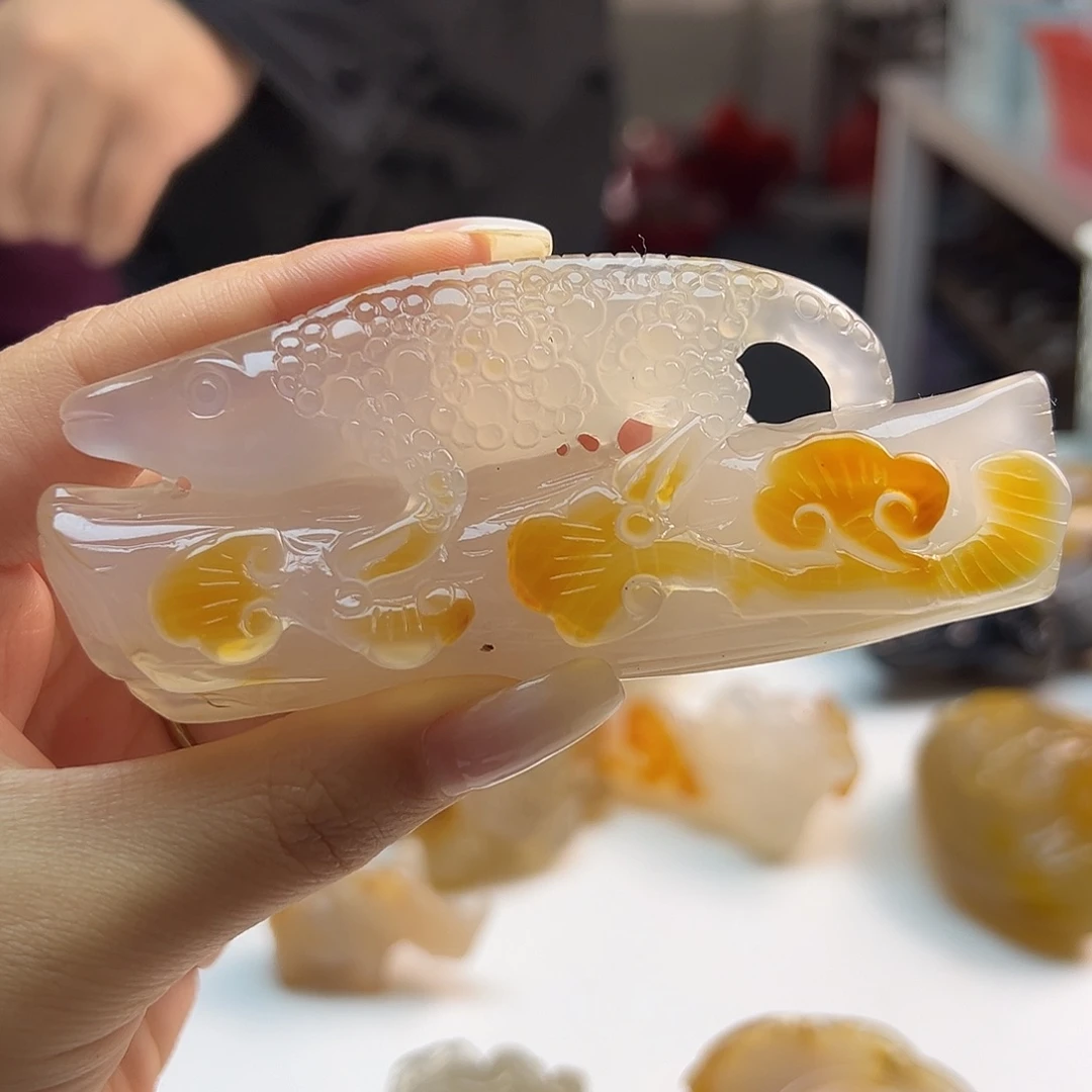 玛瑙/玉髓未镶嵌吊坠(不含链)