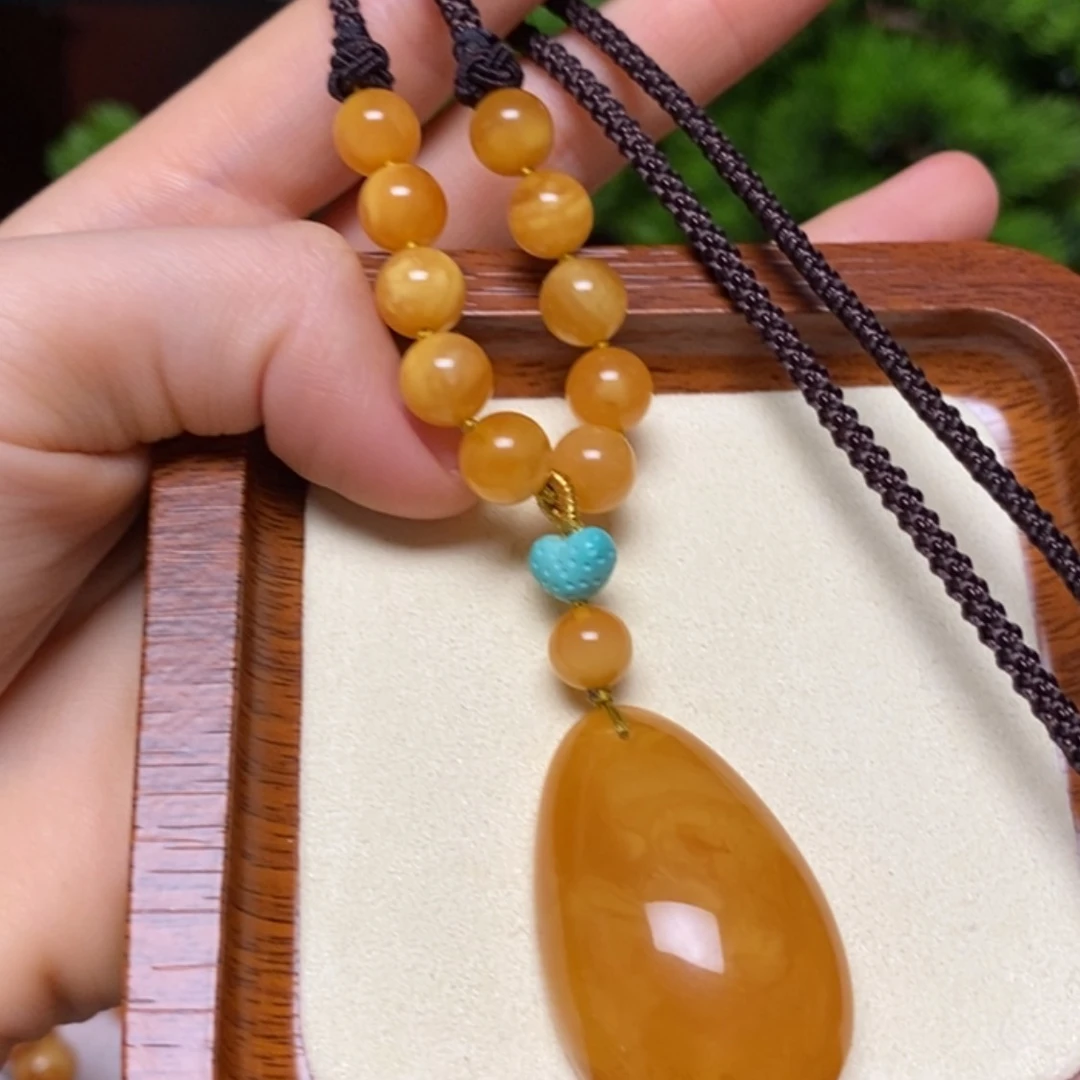 【闪购商品】蜜蜡颈饰未镶嵌项链