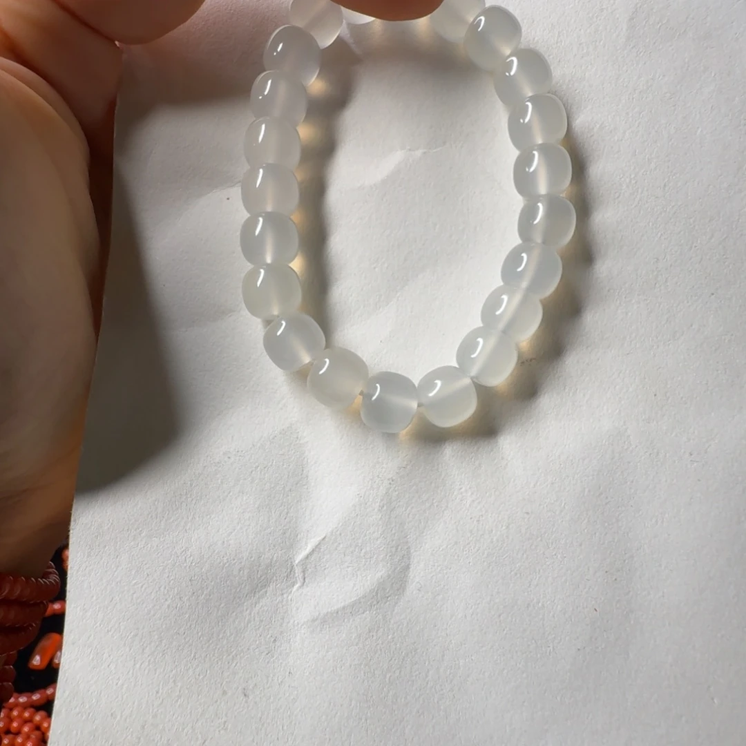 观***妙玛瑙/玉髓合金手链