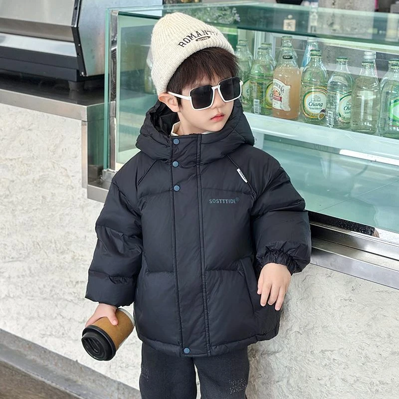 巴拉童年巴拉男童冬季加厚棉衣2026新款儿童韩版棉服时髦宝宝冬装