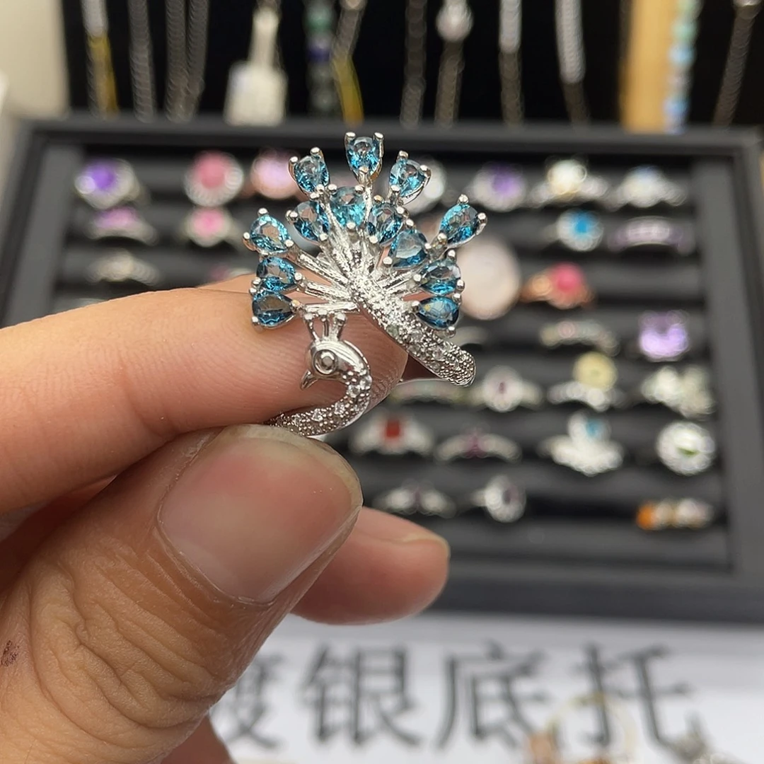 紫晶珠宝半成品未镶嵌