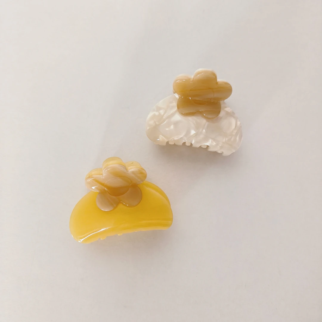 进口醋酸发夹 高端发夹半抓轻奢鲨鱼夹韩版法式小抓夹
