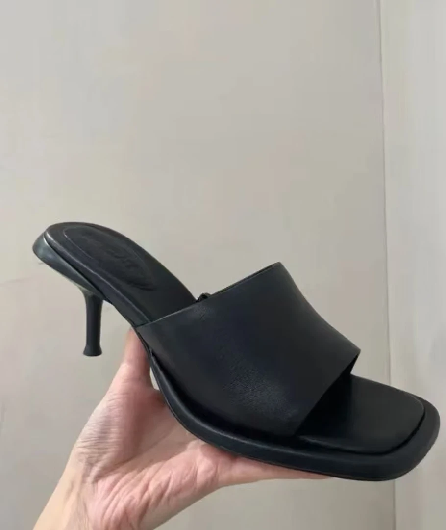 【聚新汇】3901-23春夏时尚高跟露趾凉拖外穿凉拖