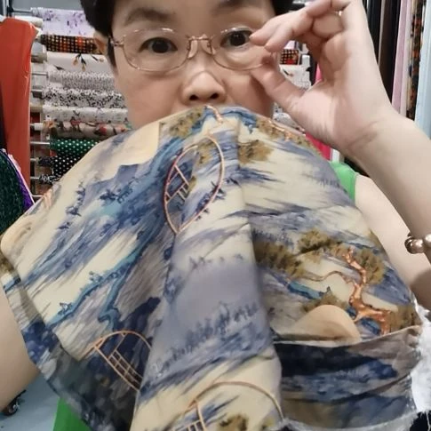 彩云假布料水中花2米