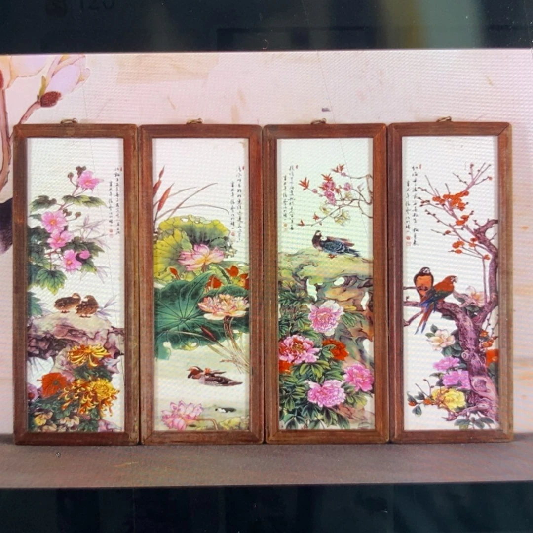 瓷片53*21*4景德镇瓷板画柴窑烧制