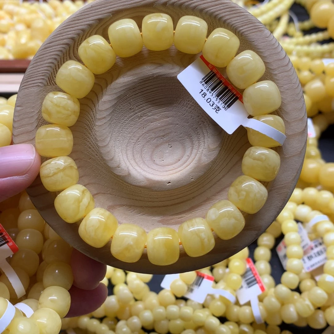 琥珀手链未镶嵌夏*蜜蜡