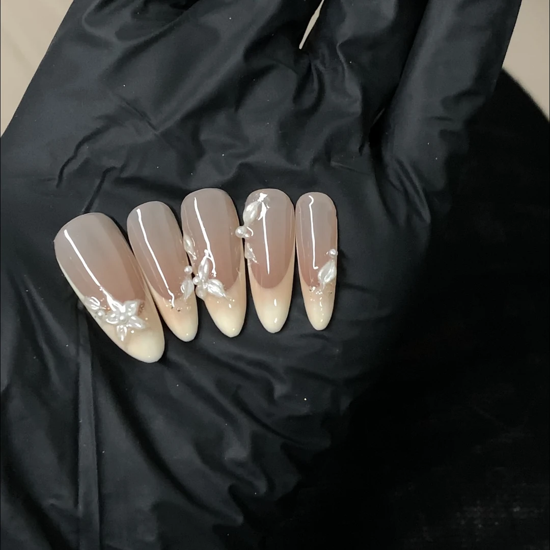 【似水流年】纯手工制作爆闪清冷轻奢款可拆卸穿戴甲