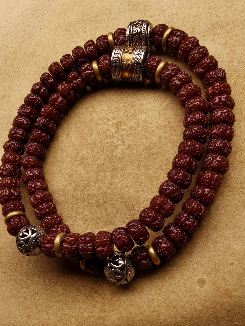 回流回血小盘龙金刚菩提双圈手持车挂